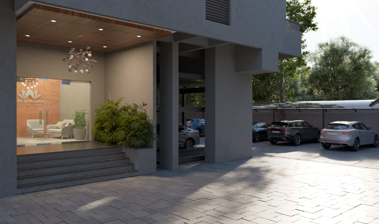 Project image 5 showing modern kitchen with marble countertops